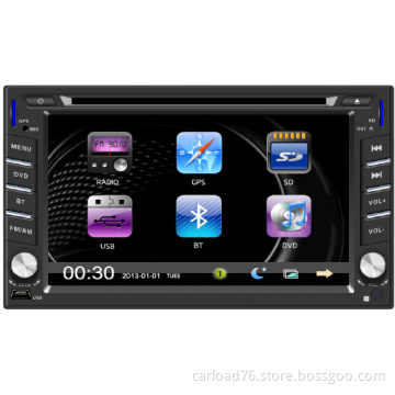 2 DIN Unviersal 6.2in Car DVD Player